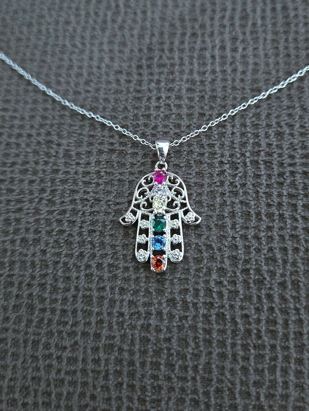 Cote d'Argent Silver🤍 Hamsa🤚 Pendant Necklace - NWT